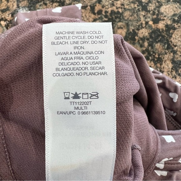 🟤 NWT Time and Tru 🟤 Swimsuit Top Mocha Color Size Small 4-6 - Picture 8 of 8